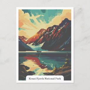 Carte Postale Kenai Fjords National Park, Alaska USA