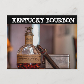 Carte postale KENTUCKY BOURBON & CIGAR