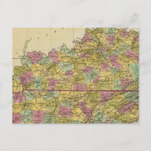 Carte Postale Kentucky Et Tennessee