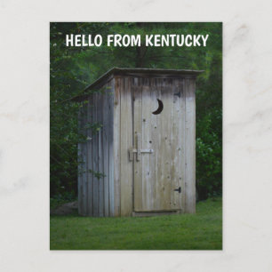 Carte postale KENTUCKY OUTHOUSE PHOTOGRAPHIE