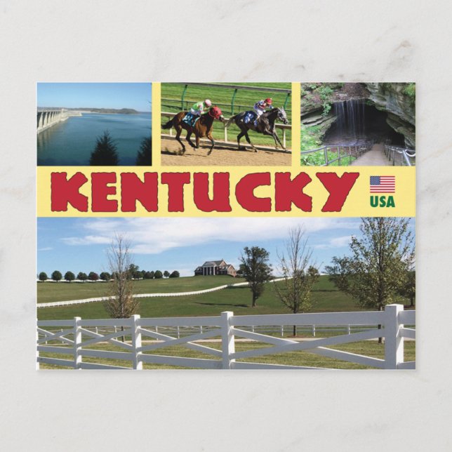 Carte postale Kentucky USA Multiview Photos (Devant)