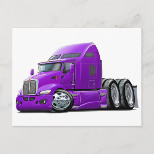 Carte Postale Kenworth 660 Purple Truck