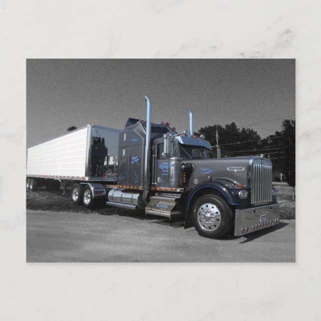 Carte postale Kenworth W900A Aero #1 (Devant)