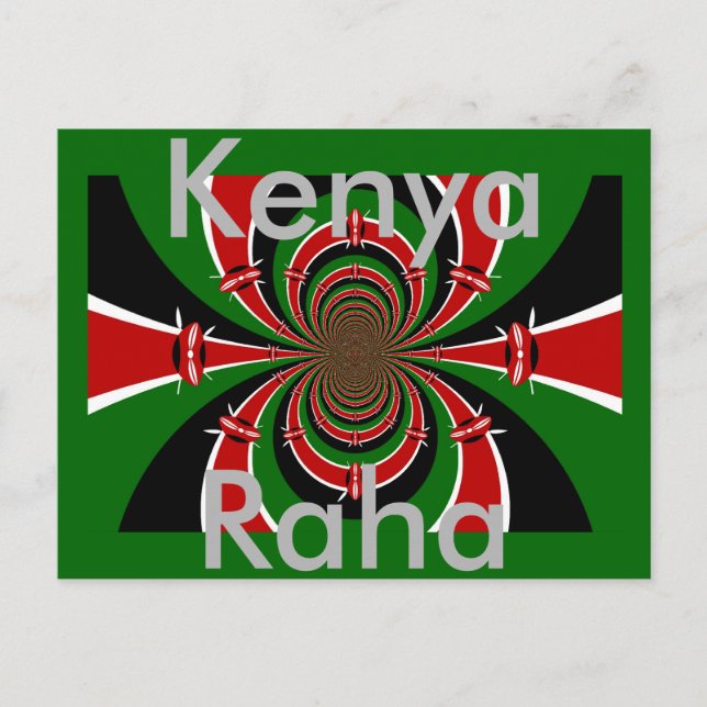 Carte postale Kenya Raha (Devant)