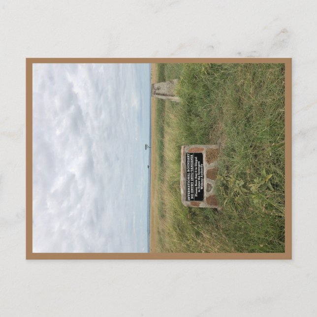 Carte Postale Kenya Tanzanie frontière africaine (Devant)