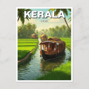 Carte Postale Kerala Inde