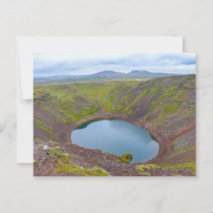 Carte Postale Kerid Crater Lake, Golden Circle, Islande