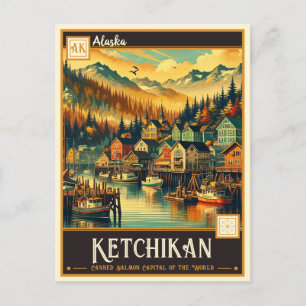 Carte Postale Ketchikan, Alaska   VINTAGE