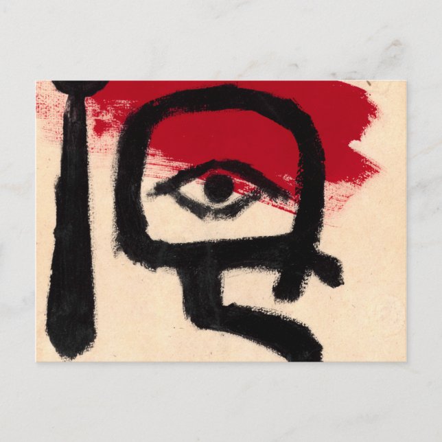 Carte Postale Kettledrummer par Paul Klee (Devant)