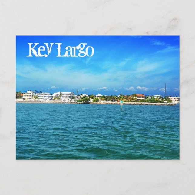 Carte Postale Key Largo, Floride, États-Unis (Devant)