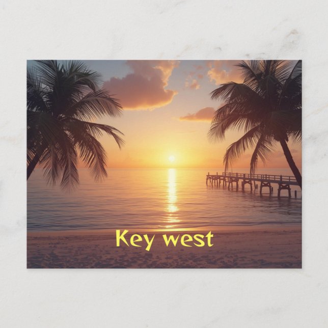 Carte Postale Key west florida (Devant)
