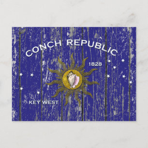 Carte Postale Key West Vintage Weathered