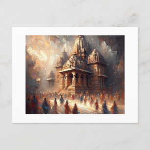 Carte Postale Khanjuraho Temple Inde,