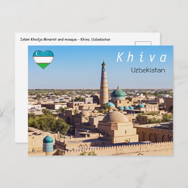 Carte Postale Khiva - Ouzbékistan (Devant / Derrière)