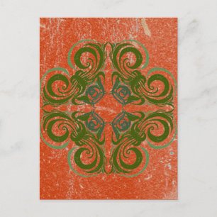 Carte Postale Khokhloma Exotique