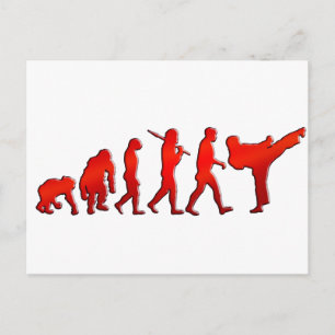 Carte Postale Kickboxing MIXED MARTIAL ART Fitness Mens Athlete 