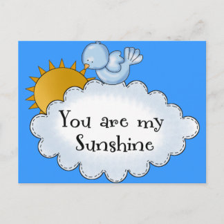 Carte Postale Kid's Bird Sun Tu es mon soleil