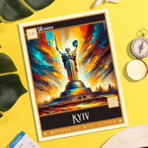 Carte Postale Kiev, Ukraine   Peinture Vintage