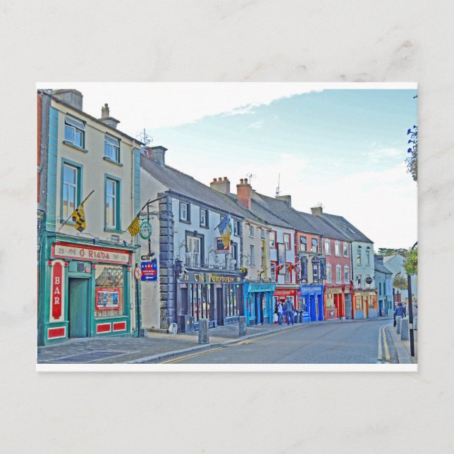Carte Postale Kilkenny Street Tom Wurl (Devant)