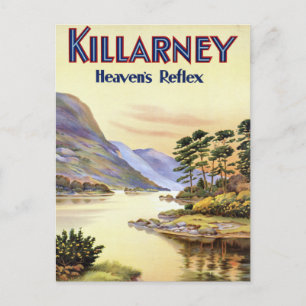 Carte Postale Killarney, le réflexe du ciel