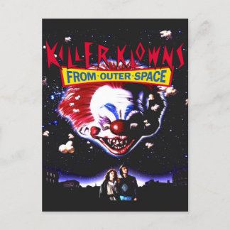 Carte Postale Killer Klowns Clowns From Outer Space Movie Horror