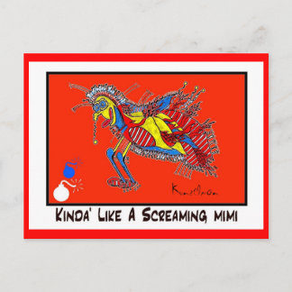Carte Postale KINDA' COMME UN SCREAMING MIMI collectible trade