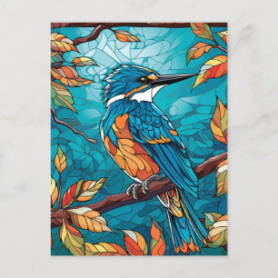 Carte postale Kingfisher d'automne