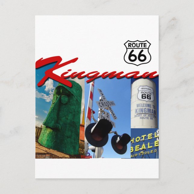 Carte Postale Kingman Arizona Route 66 Customisez-le ! (Devant)