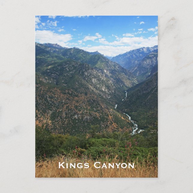Carte postale Kings Canyon (Devant)