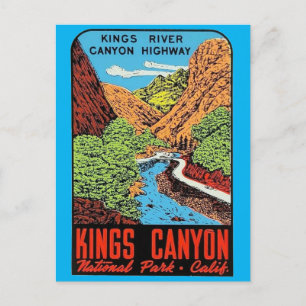 Carte Postale Kings Canyon National Park Ca. Vintage