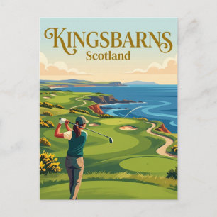 Carte Postale Kingsbarns Golf Links Écosse