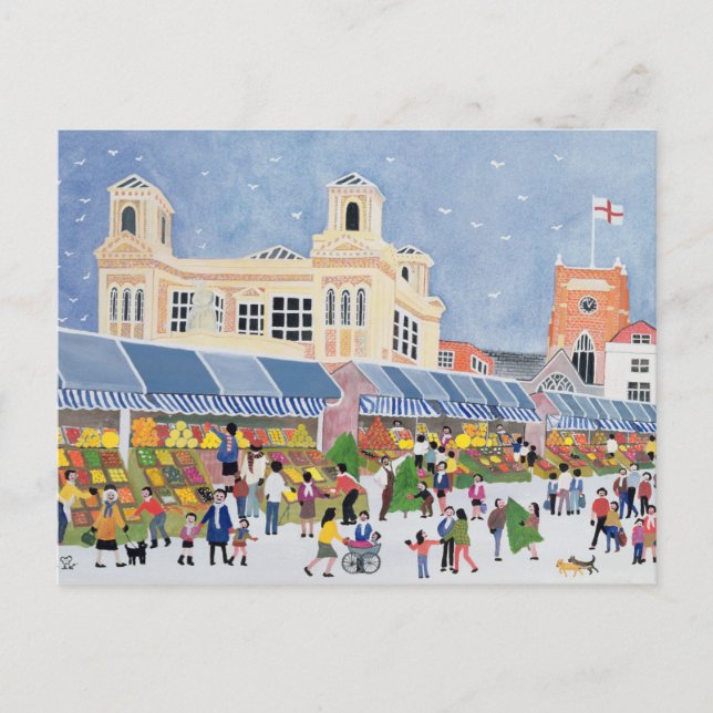 Carte Postale Kingston Market Surrey 2 (Devant)