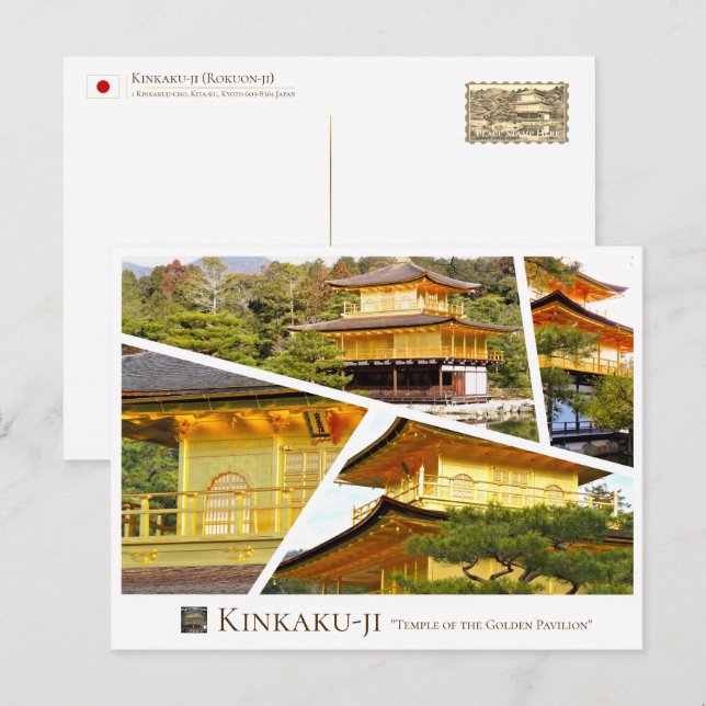 Carte Postale Kinkaku-ji (Rokuon-ji) (Devant / Derrière)