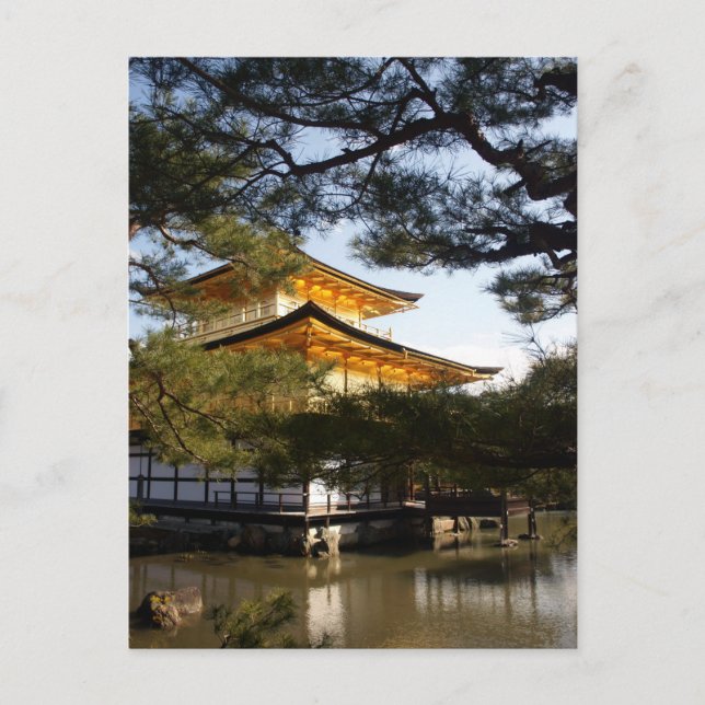 Carte postale Kinkakuji (Le Pavillon d'Or) (Devant)