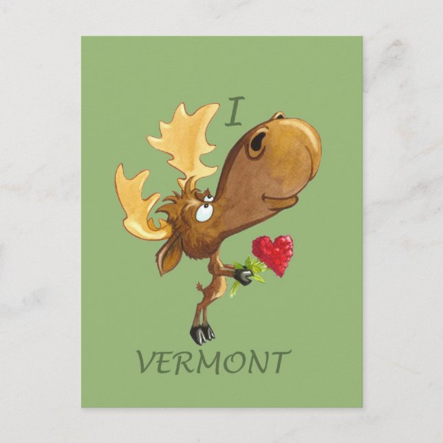 Carte postale Kirby Hearts Vermont (Devant)