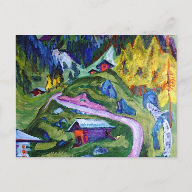 Carte Postale Kirchner - Alp Path (Devant)