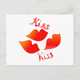 Carte Postale Kiss Kiss