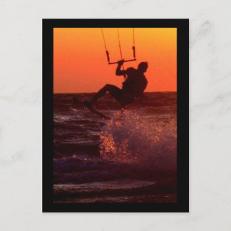 Carte Postale Kite Surfer