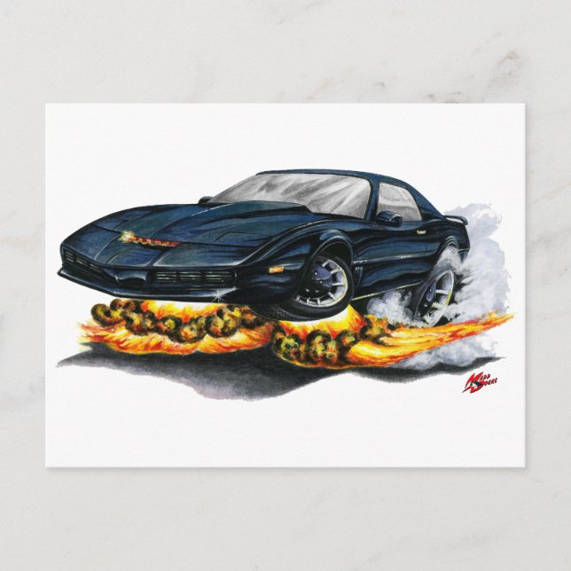 Carte Postale Kitt Pontiac Trans Am (Devant)