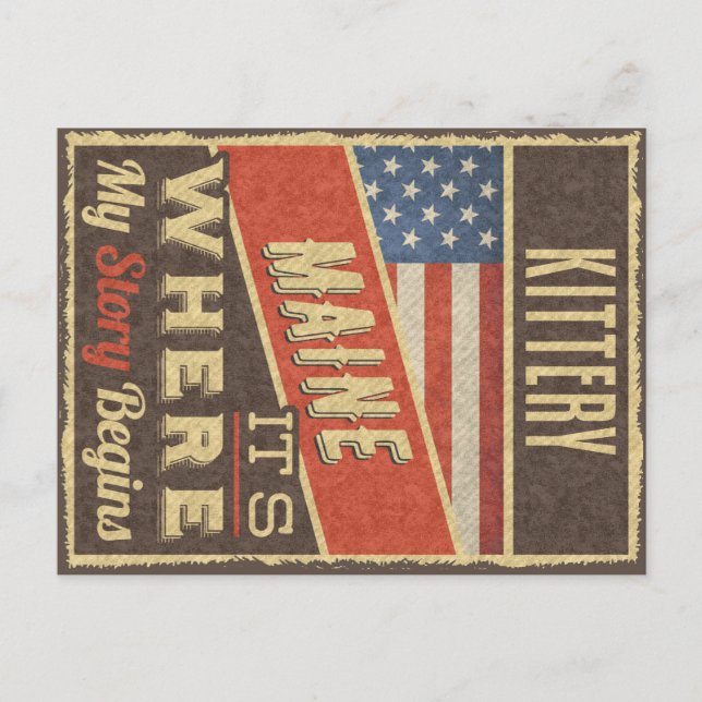 Carte Postale Kittery Maine (Devant)