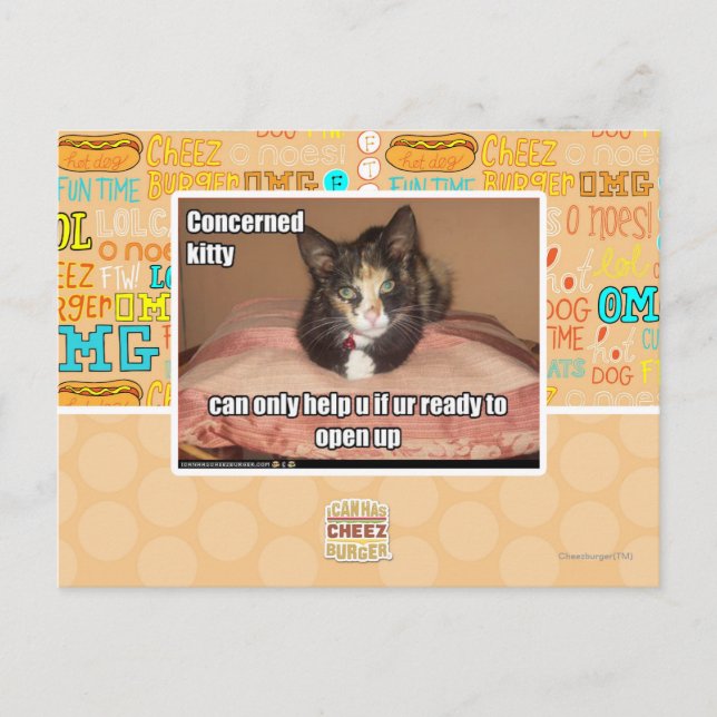 Carte Postale Kitty Concerné (Devant)