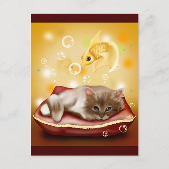 Carte Postale Kitty Dreams (Devant)