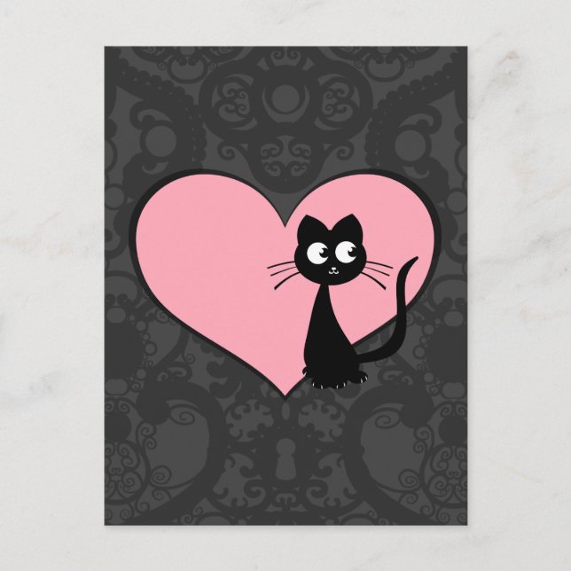 Carte Postale Kitty Kuro Love III (Devant)