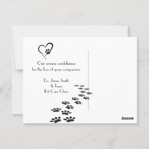 Carte Postale Kitty Pet Perdre la Sympathie de Vet