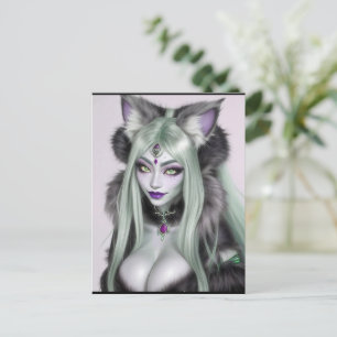 CARTE POSTALE KITTY WAIFU 07