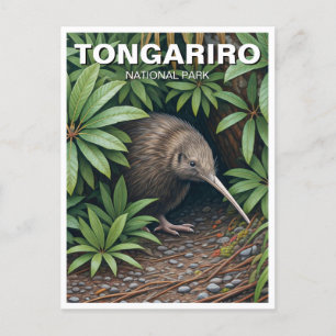 Carte Postale Kiwi dans le Parc national de Tongariro Nouvelle-Z