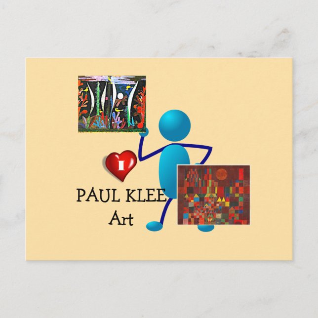 Carte Postale Klee - Art de Paul Klee (Devant)
