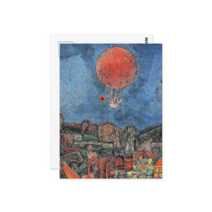 Carte Postale Klee - Balloon Der Luft