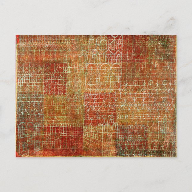 Carte Postale Klee - Cathédrale (Devant)