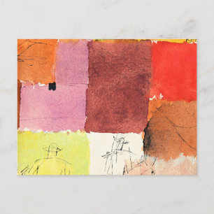 Carte Postale Klee - Composition avec personnages,